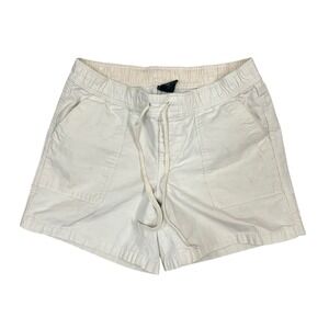 The North Face Shorts Women's Medium Khaki Gray Ripstop Outdoor Hiking 5" Inseam